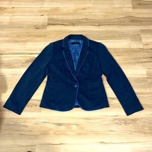 The Limited Blue Blazer Petite Small Jacket